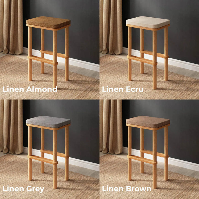 Potter Beech Wood Bar Stool