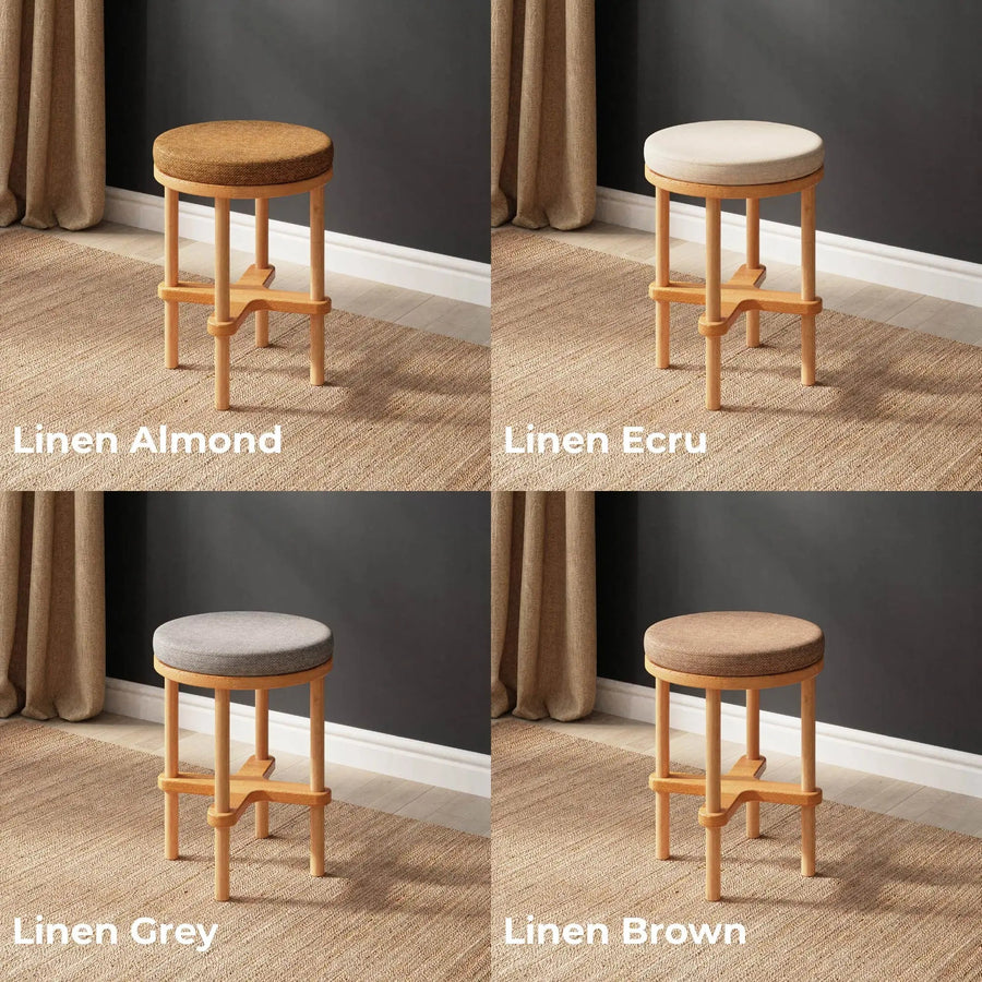 Lee Beech Wooden Stool Demontha