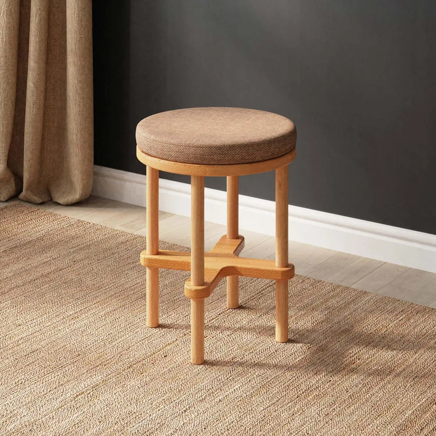 Lee Beech Wooden Stool Demontha