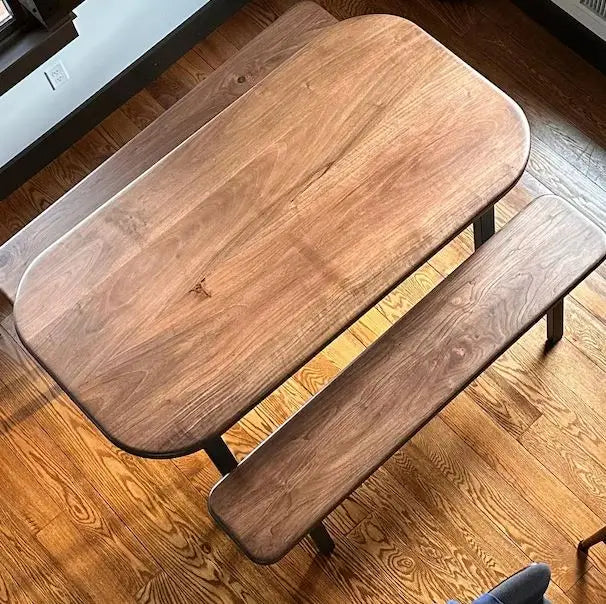 Toledo Solid Walnut Wood Dining Table