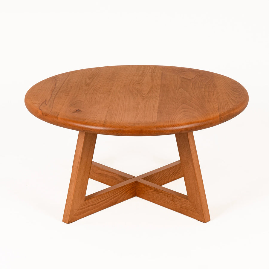 Axis Modern Round Coffee Table | Timeless Solid Wood Design Mozilya