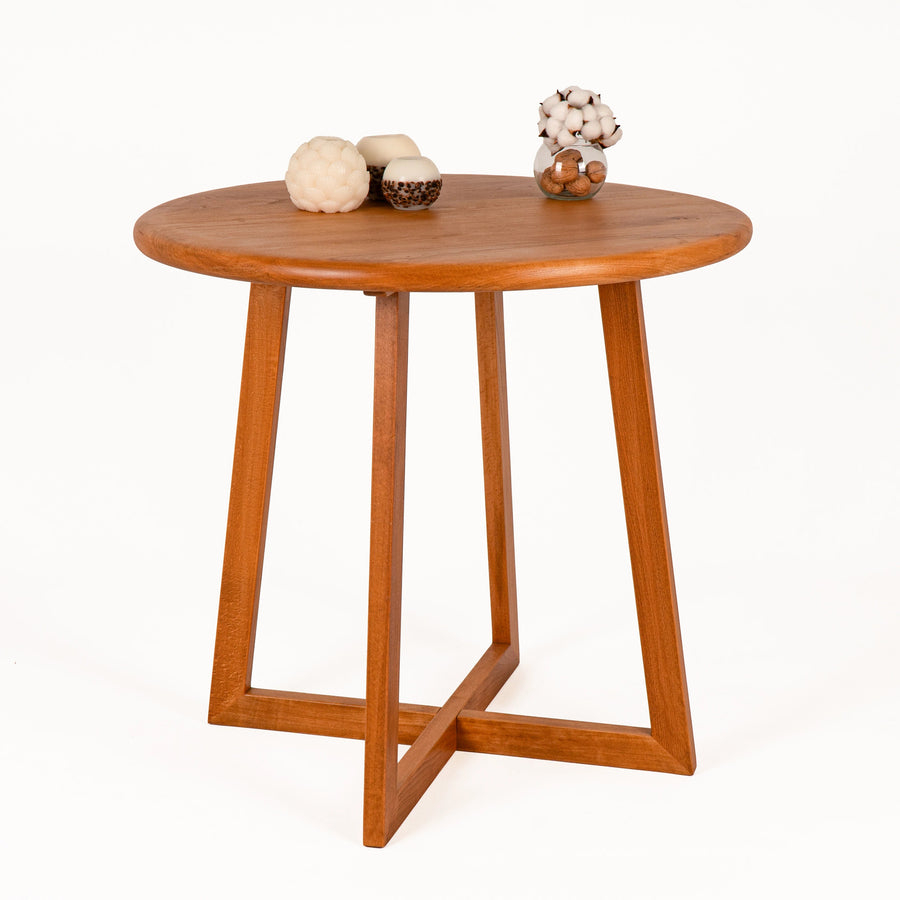 Axis Wooden Round Dining Table | Mid Century Design Mozilya