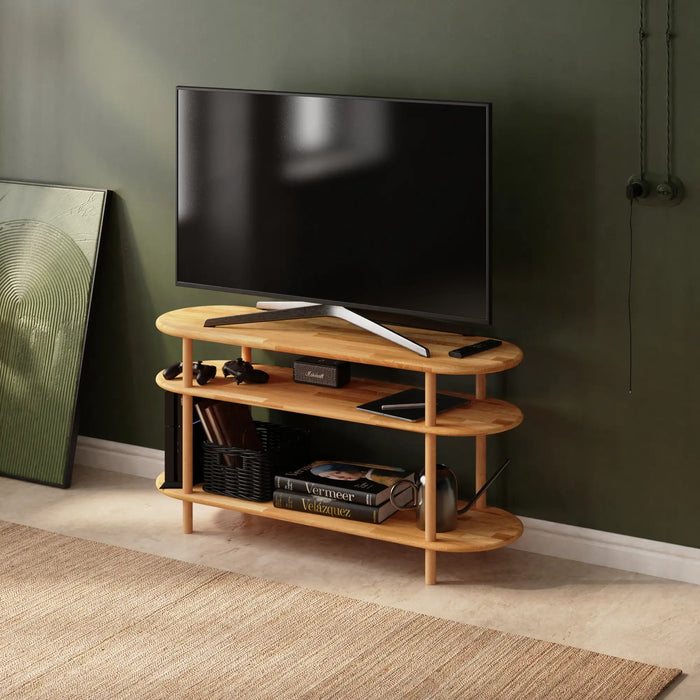 Dublin Solid Beech Wood Tv Console