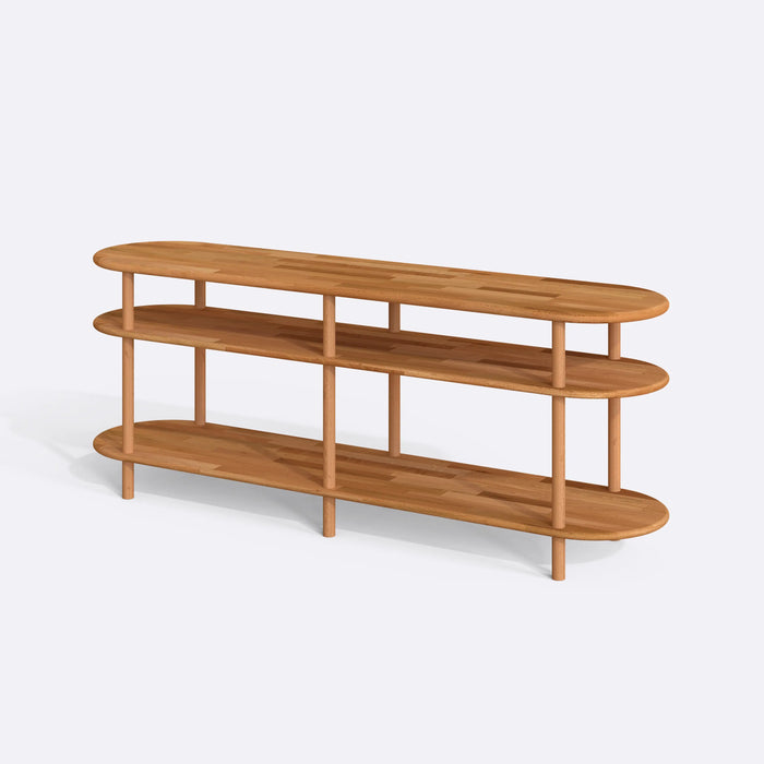 Dublin Solid Beech Wood Tv Console