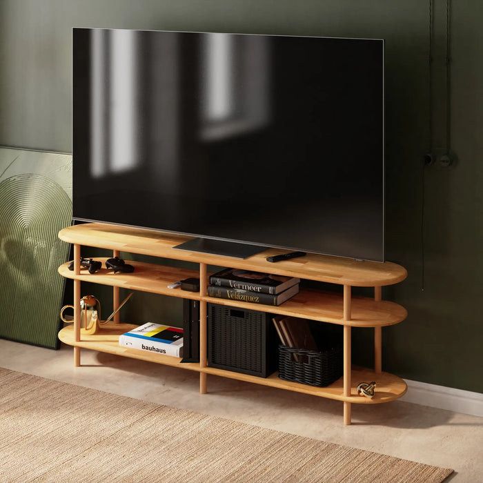 Dublin Solid Beech Wood Tv Console