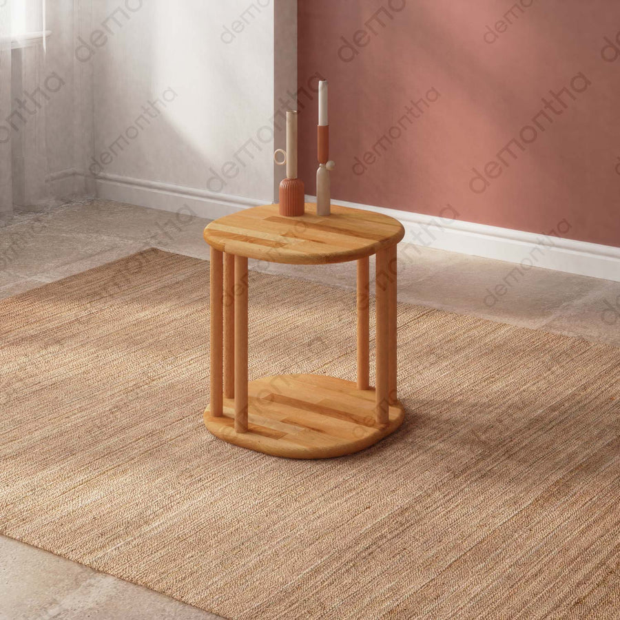 Vienna Minimalist Coffee Table - Timeless Solid Wood Demontha