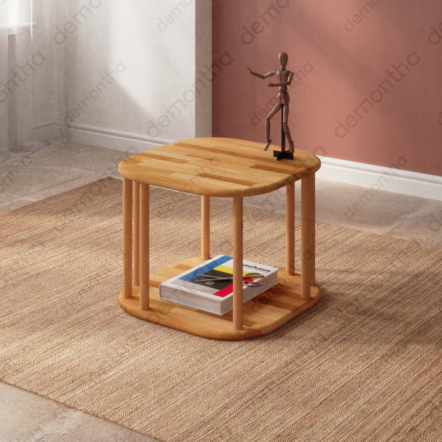 Vienna Minimalist Coffee Table - Timeless Solid Wood Demontha
