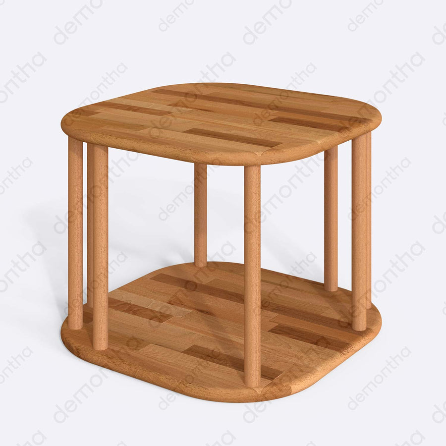 Vienna Minimalist Coffee Table - Timeless Solid Wood Demontha