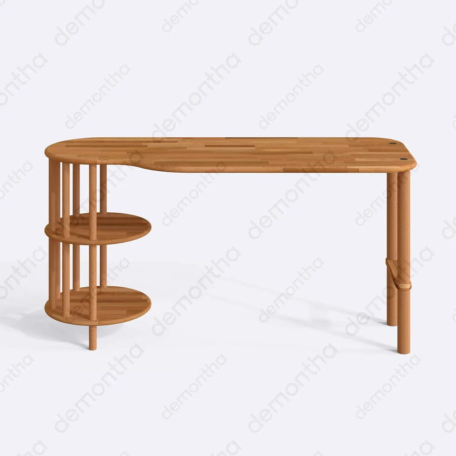 Maxi Wooden Writing Desk - Minimalist Style Demontha