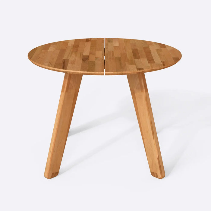 Monroe Solid Wood Round Dining Table - Minimalist Design