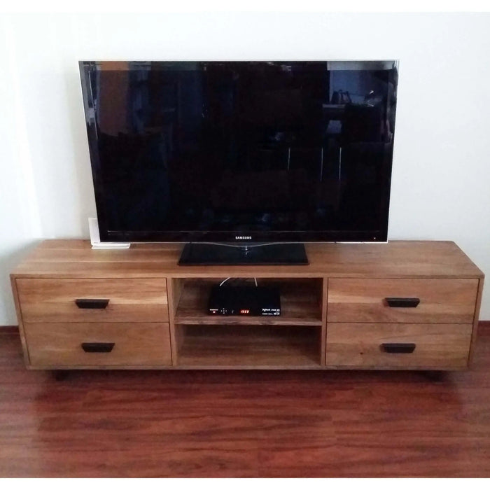 Bothell Solid Walnut Wood TV Stand