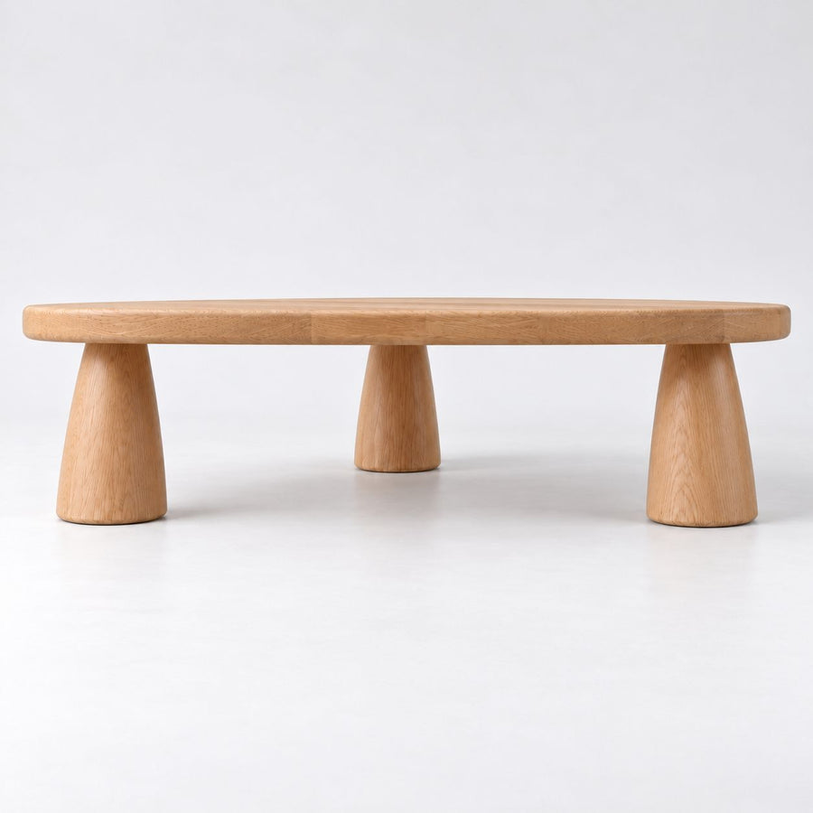 Yuma Organic Triangle Beech Wood Coffee Table