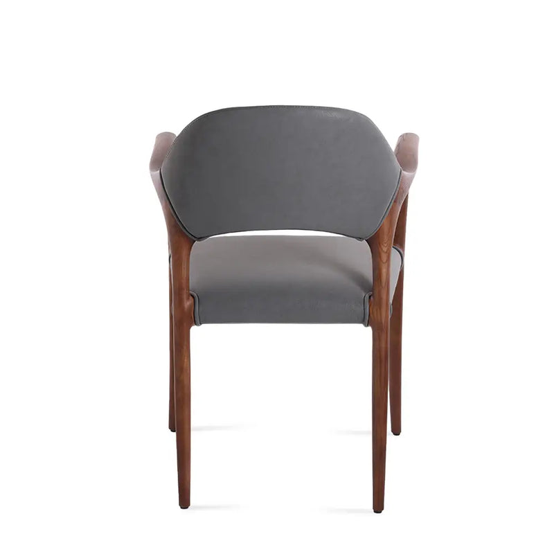 Aspen Solid Ash Wood Dining Armchair – Modern Upholstered Design