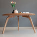 Aura Solid Oak Wood Coffee Table with a smooth surface and round shape, blending modern design with natural oak wood beauty.