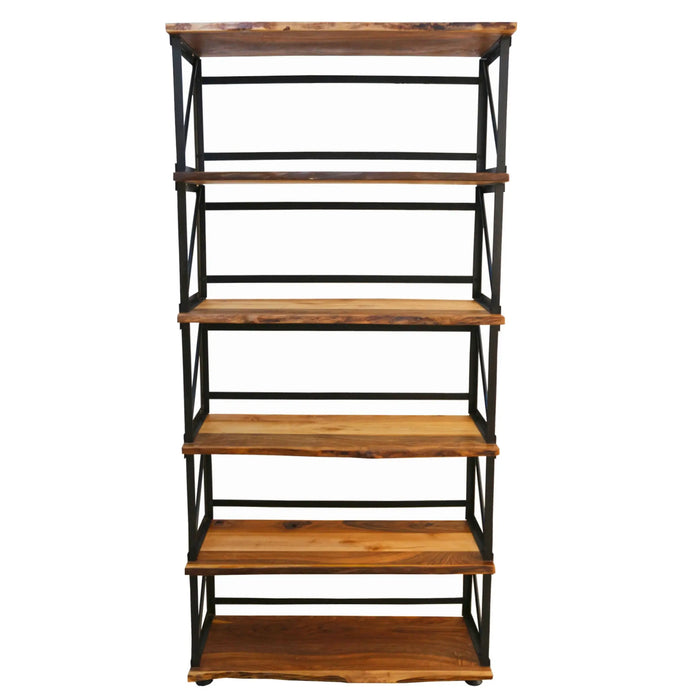 Band Solid Walnut Wood Bookcase