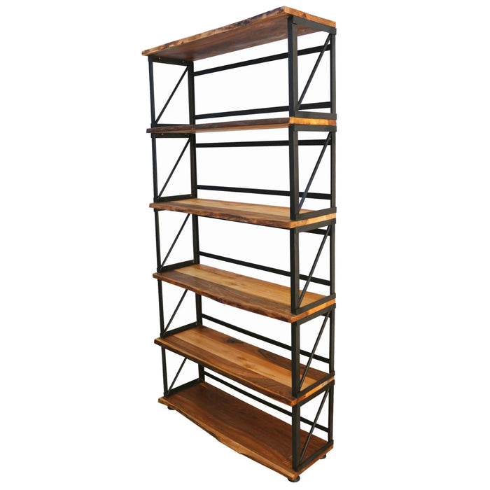 Band Solid Walnut Wood Bookcase