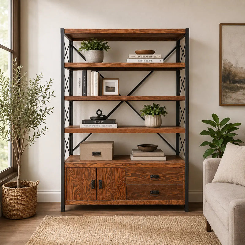Bellingham Bookcase With Drawers