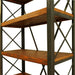 A close-up of the black metal base, emphasizing its strength and industrial aesthetic.
