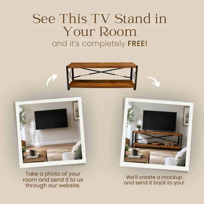 Bellingham Solid Pine Wood TV Stand