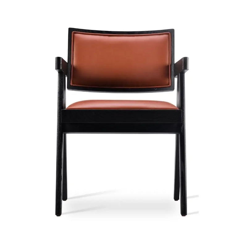 Bertoia Solid Ash Wood Armchair – Fully Upholstered Contemporary Design
