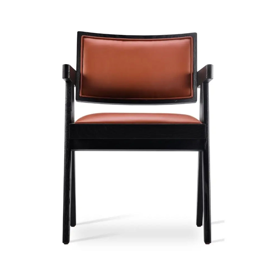 Bertoia Solid Ash Wood Armchair – Fully Upholstered Contemporary Design