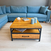 Beauty of natural pine wood texture brings a warmness to your living spaces