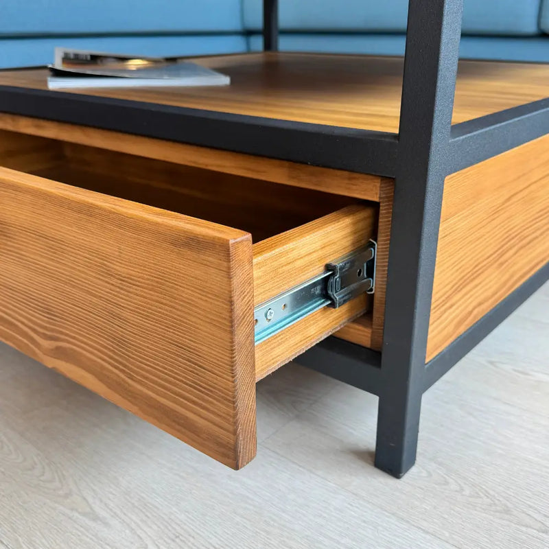 Carmen Square Coffee Table with Drawers