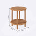 The table’s finish and craftsmanship highlighted, showing the high-quality wood texture and design.