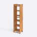 Slim profile of the Compton Slim Bookcase, perfect for tight spaces.