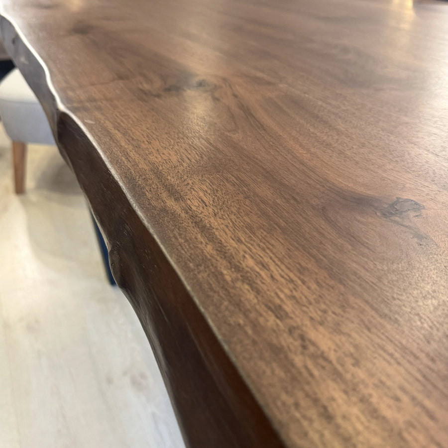 Denton 63" Walnut Wood Dining Table – Ready to Ship Mozilya