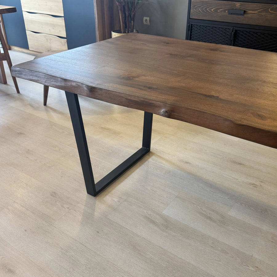 Denton 63" Walnut Wood Dining Table – Ready to Ship Mozilya