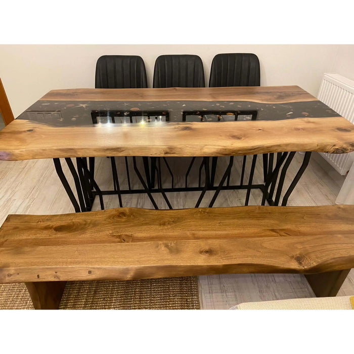 epoxy dining table