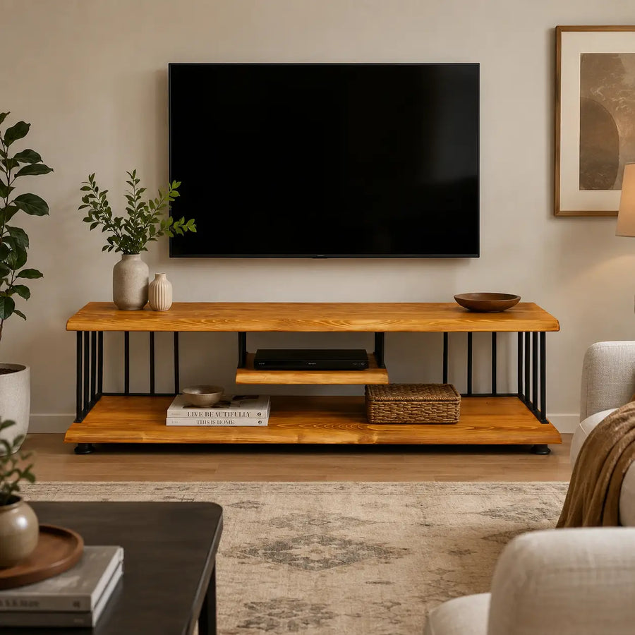 Fargo Solid Pine Wood TV Stand