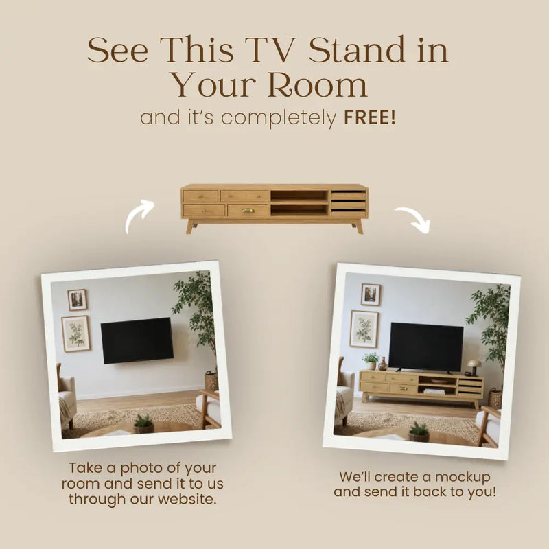 Harris Pine Wood TV Stand