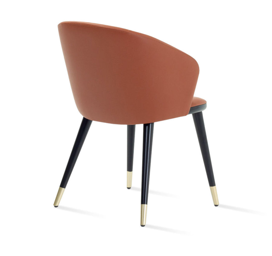 Hermes Upholstered Dining Armchair | Solid Beech Contemporary Design