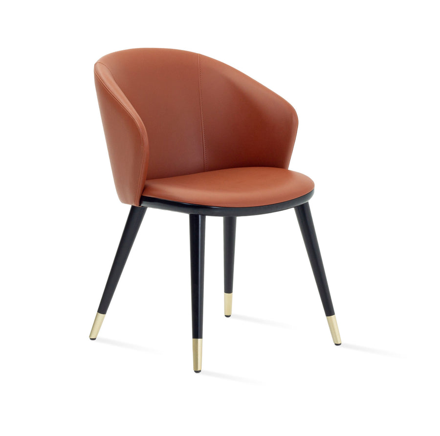 Hermes Upholstered Dining Armchair | Solid Beech Contemporary Design