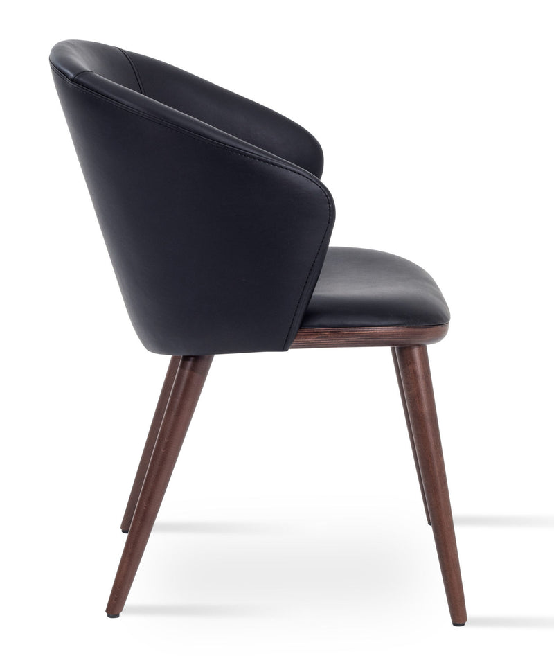 Hermes Upholstered Dining Armchair | Solid Beech Contemporary Design
