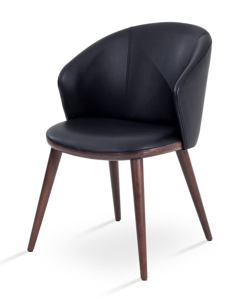 Hermes Upholstered Dining Armchair | Solid Beech Contemporary Design