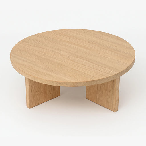 Customizable minimalist beech wood living room table