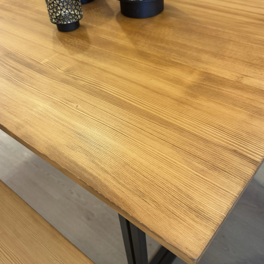 Kent 70.9" Rustic Wood Dining Table – Ready to Ship Mozilya