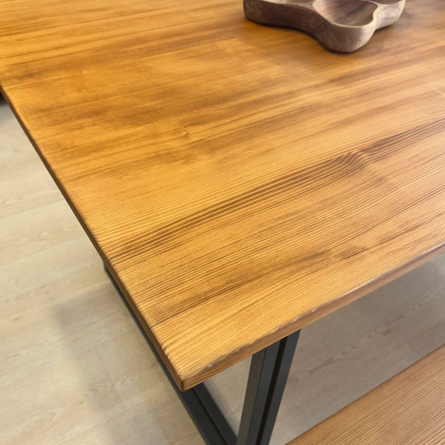 Kent 70.9" Rustic Wood Dining Table – Ready to Ship Mozilya