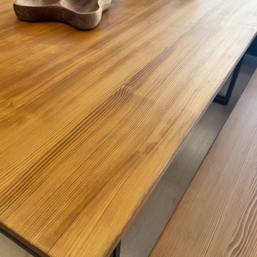Kent 70.9" Rustic Wood Dining Table – Ready to Ship Mozilya