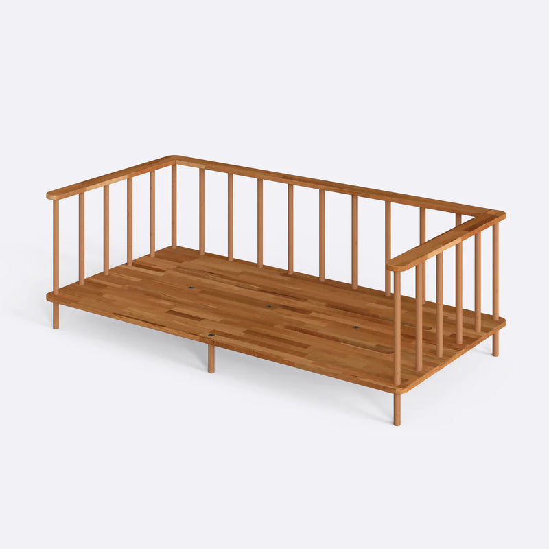Linor Solid Beech Wood Kids Daybed | Minimalist Children’s Bed Frame