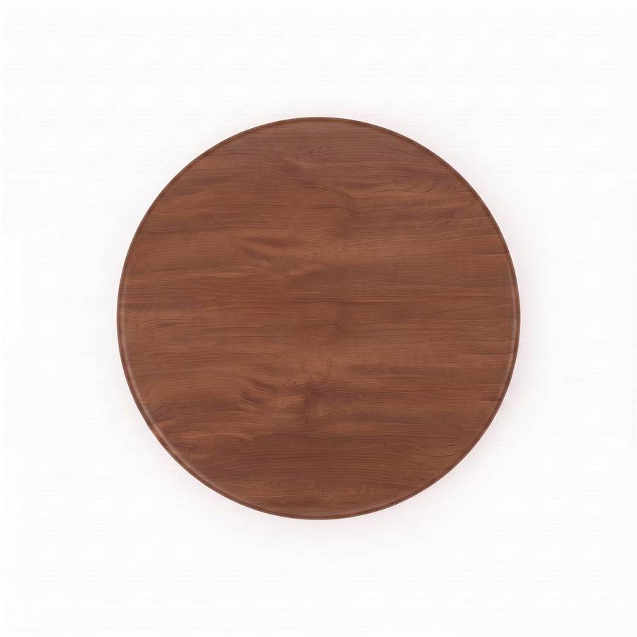 Liva Round Walnut Dining Table | Scandinavian Modern Design