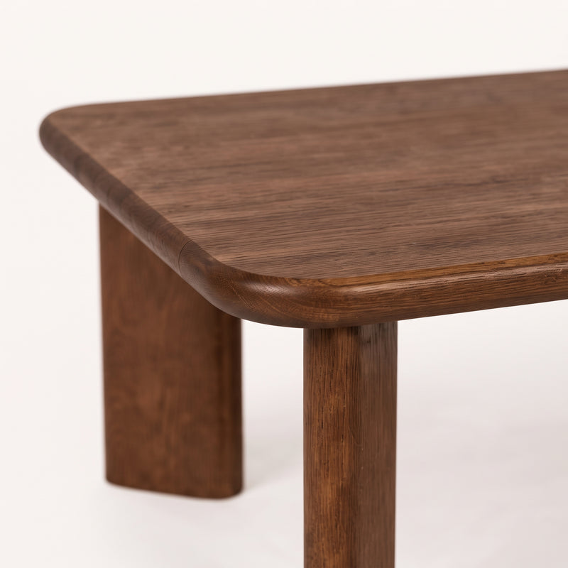 Liva Square Walnut Coffee Table | Scandinavian Modern Design