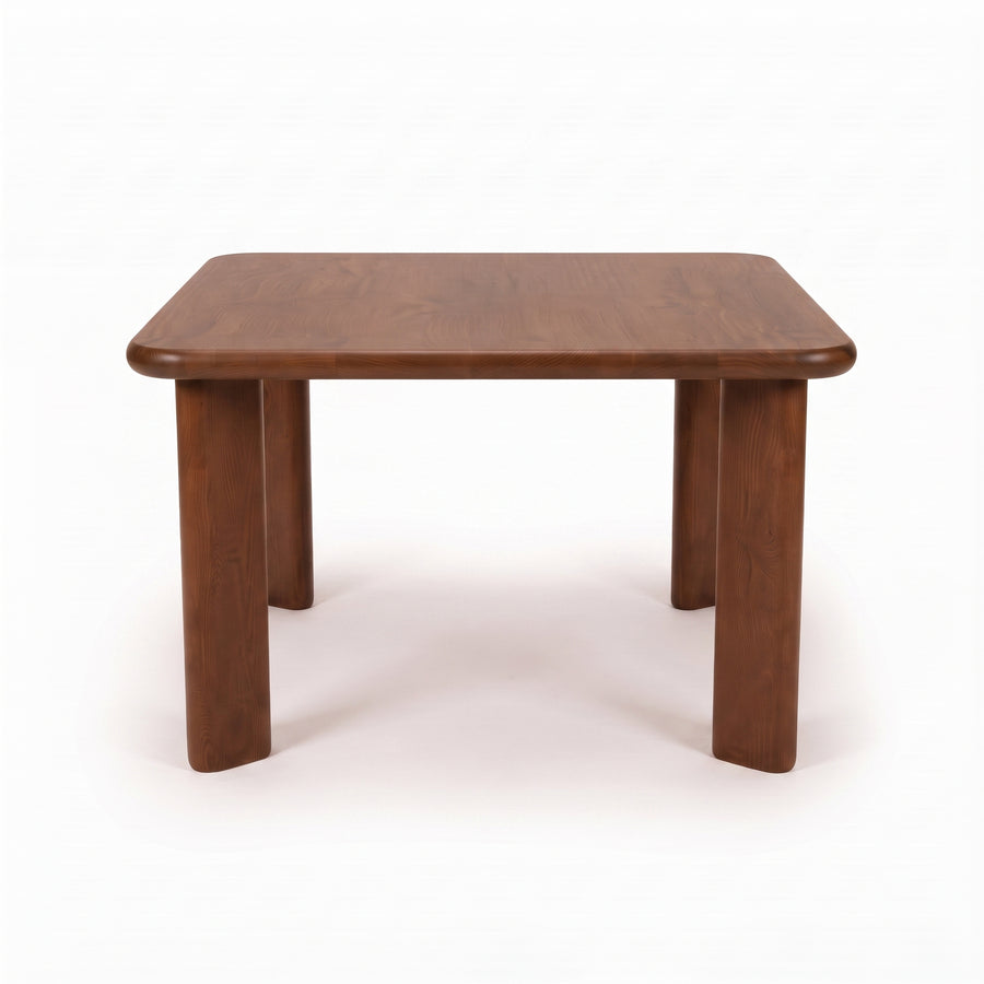 Liva Square Walnut Dining Table | Scandinavian Modern Design