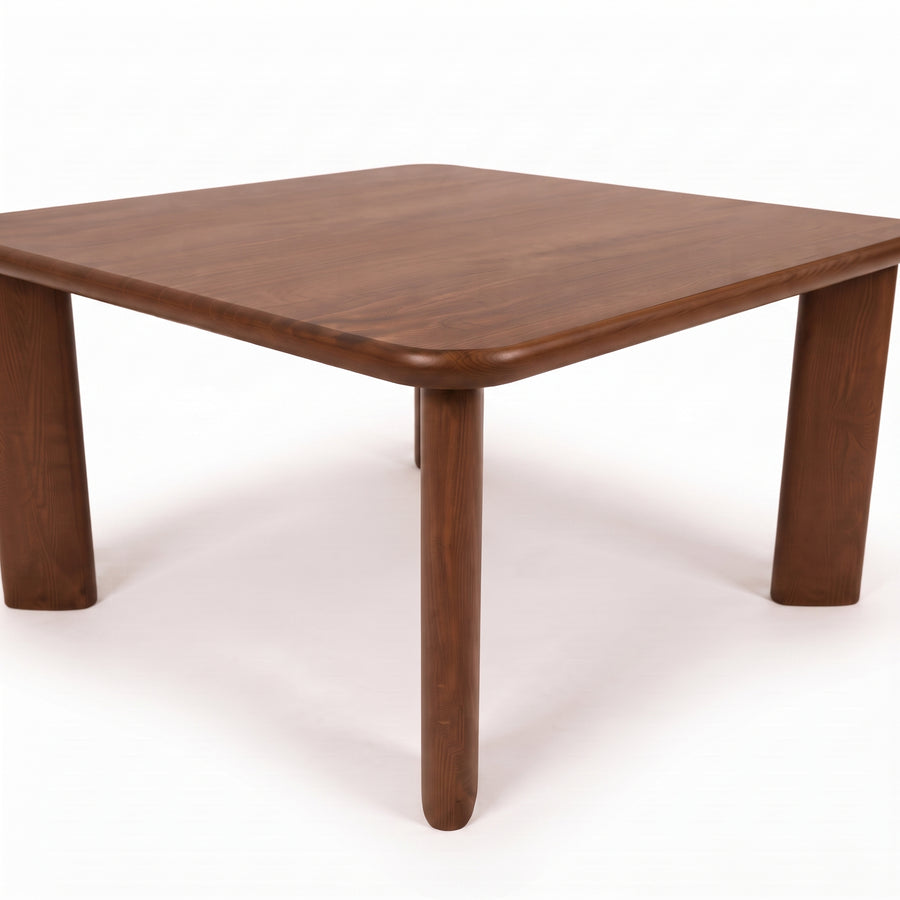 Liva Square Walnut Dining Table | Scandinavian Modern Design