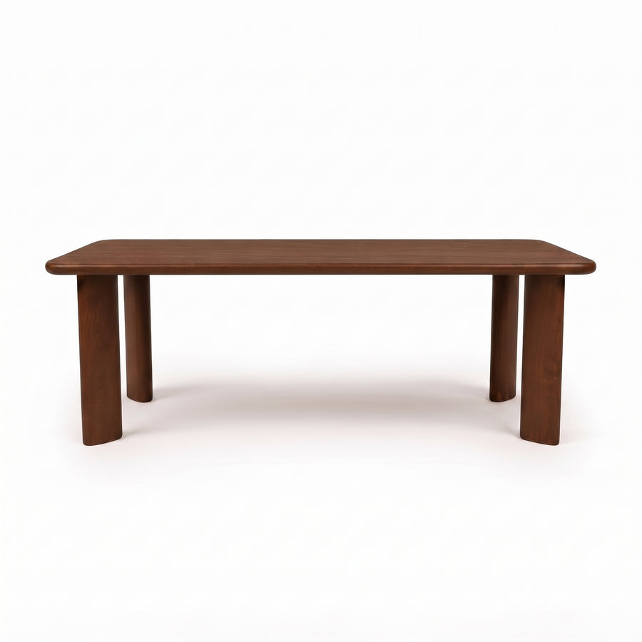 Liva Rectangular Walnut Dining Table | Scandinavian Modern Design