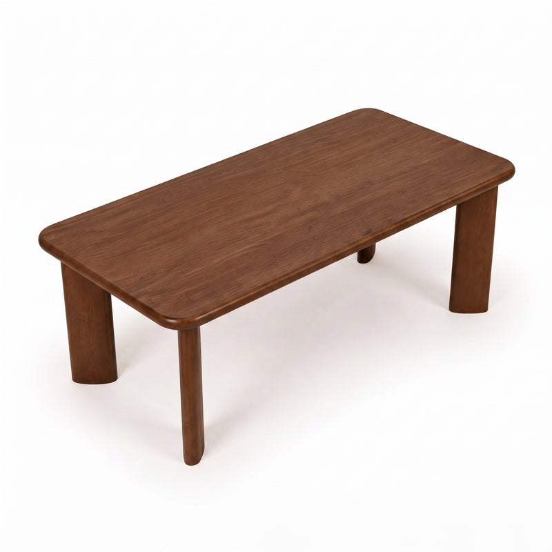 Liva Rectangular Walnut Dining Table | Scandinavian Modern Design
