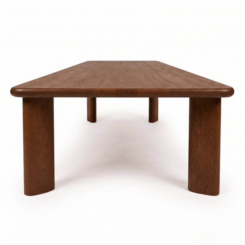Liva Rectangular Walnut Dining Table | Scandinavian Modern Design